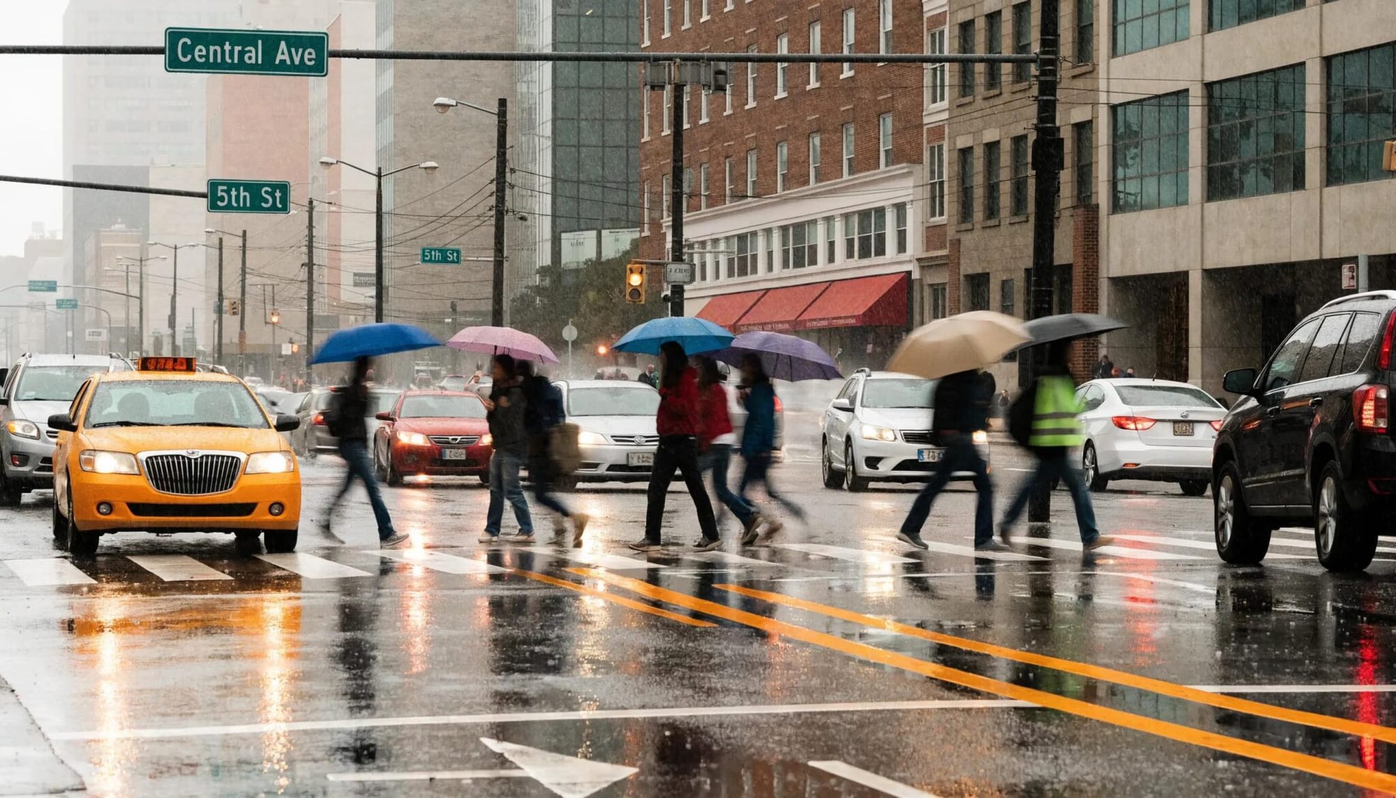 Busy Arizona street depicting the landscape for personal injury claims in 2023