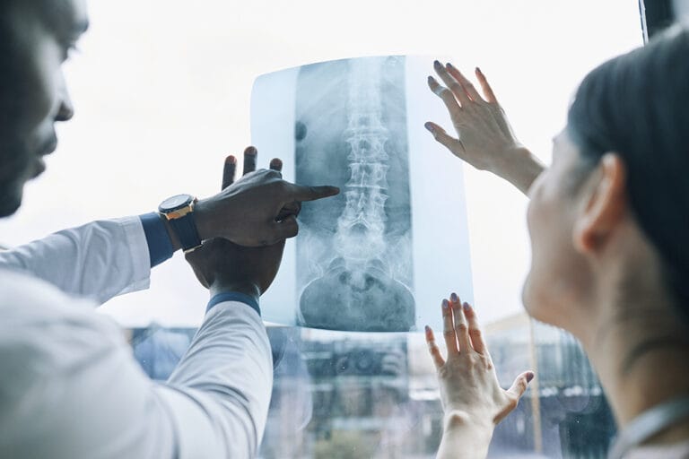 Spine and back injury claim